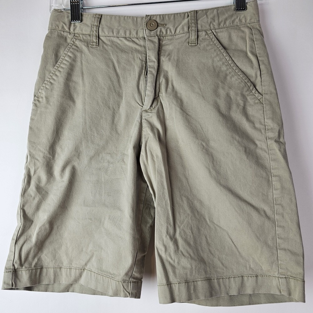 Cat & Jack Boys Size 12 Khaki Beige Uniform Shorts School Casual Golf Chino